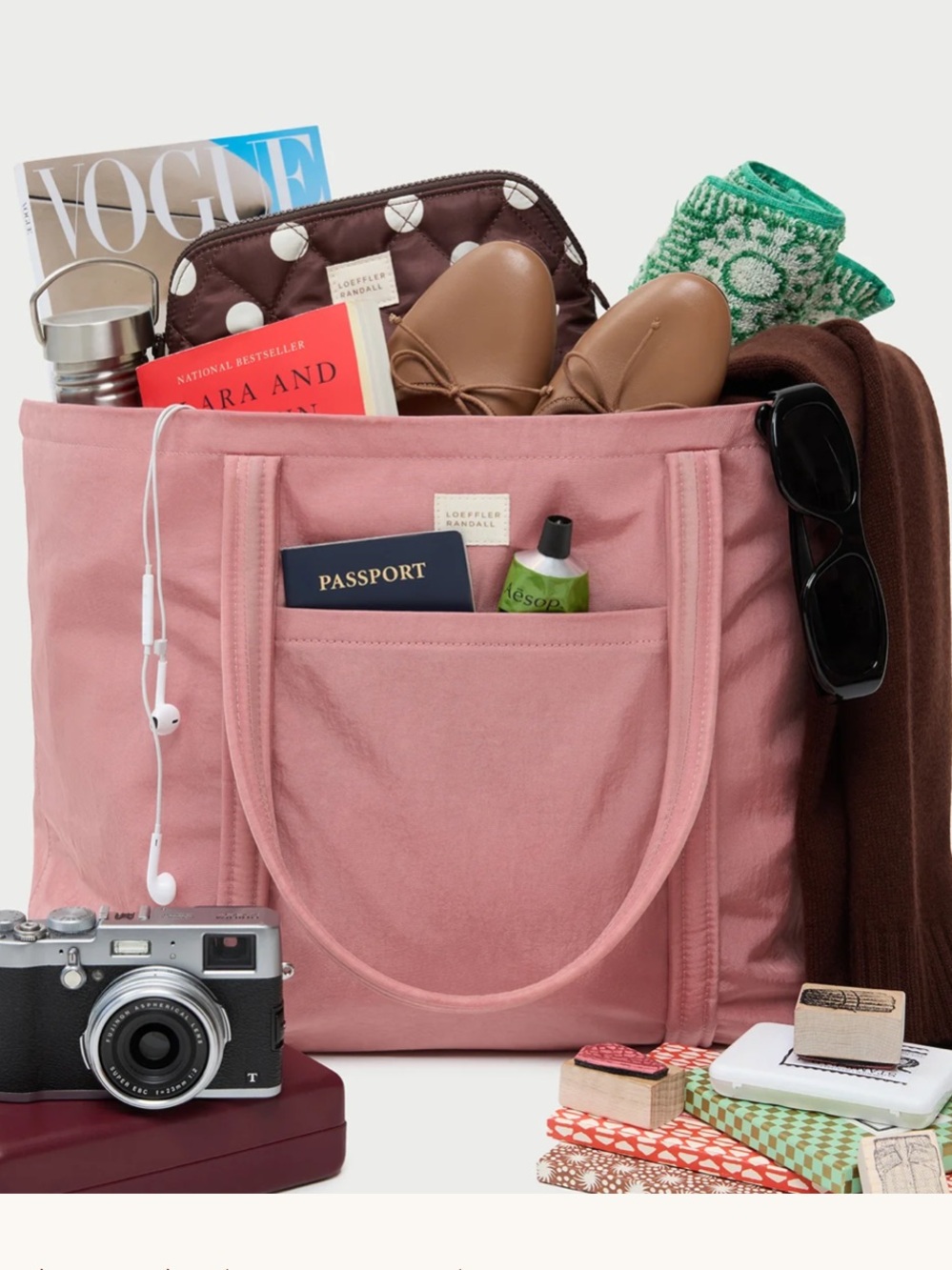 Loeffler Randall Mira Everyday Pink Tote Bag